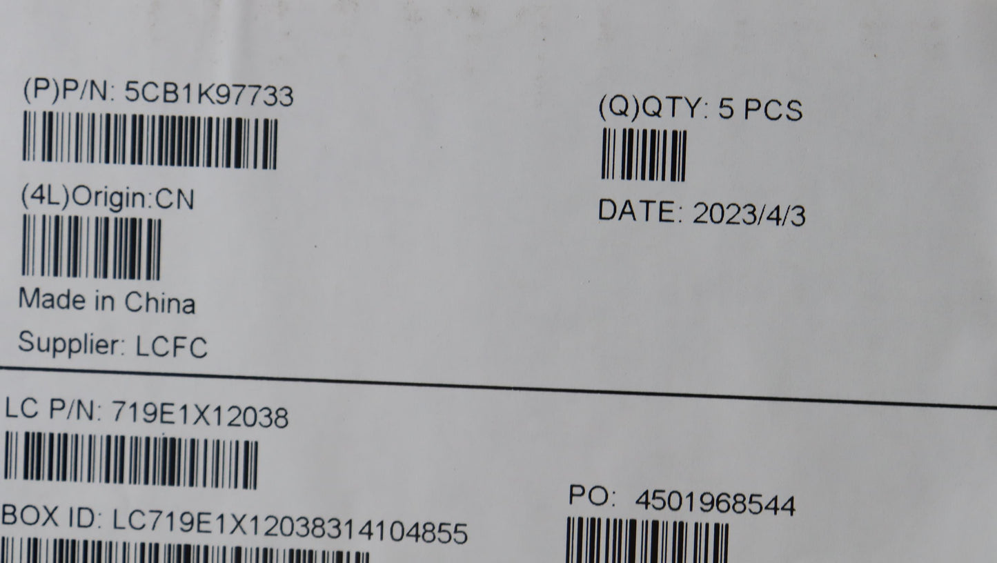 Lenovo Cover Upper Case Assembly Bul - 5CB1K97733