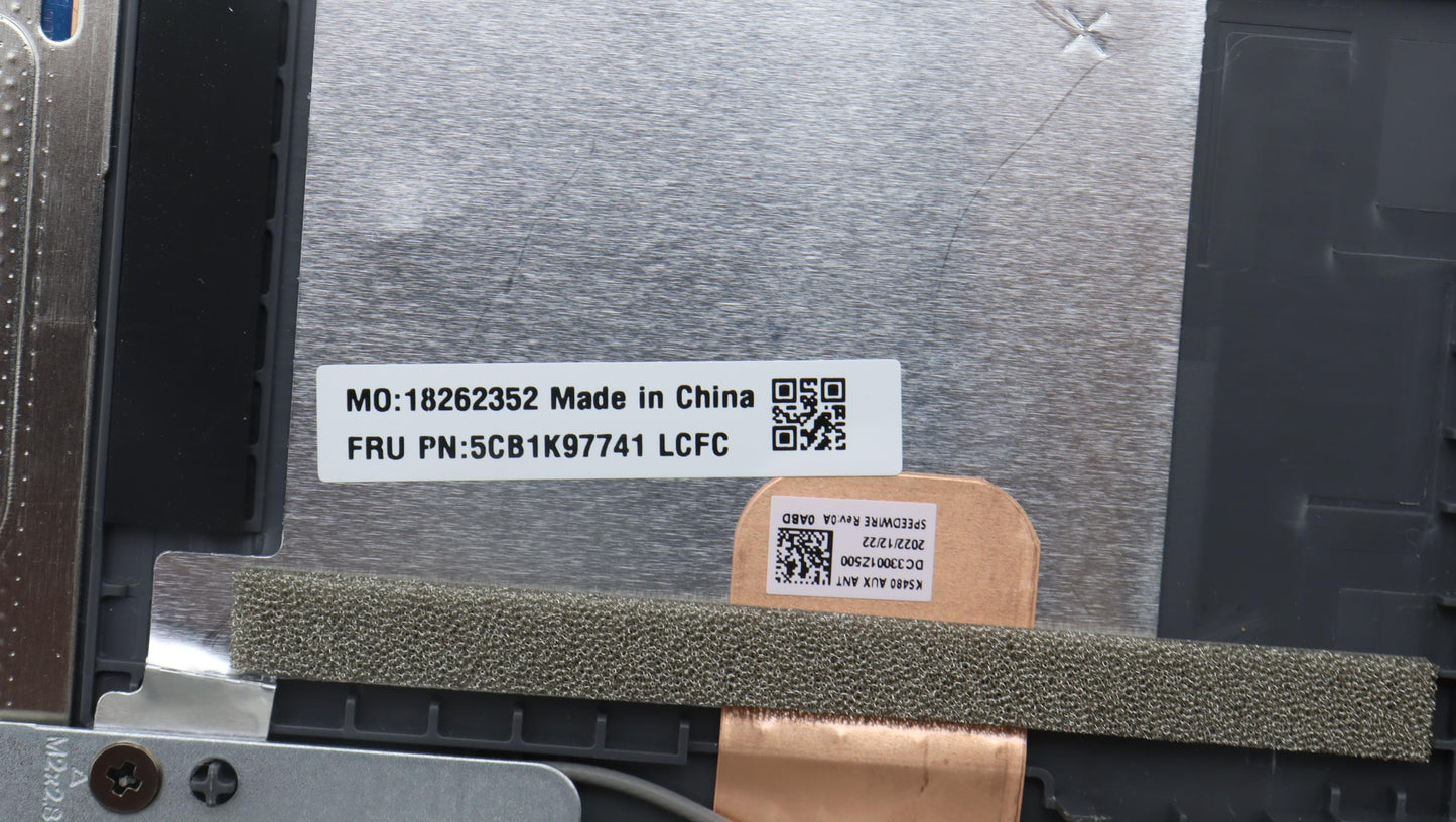 Lenovo Cover Upper Case Assembly Gre - 5CB1K97741