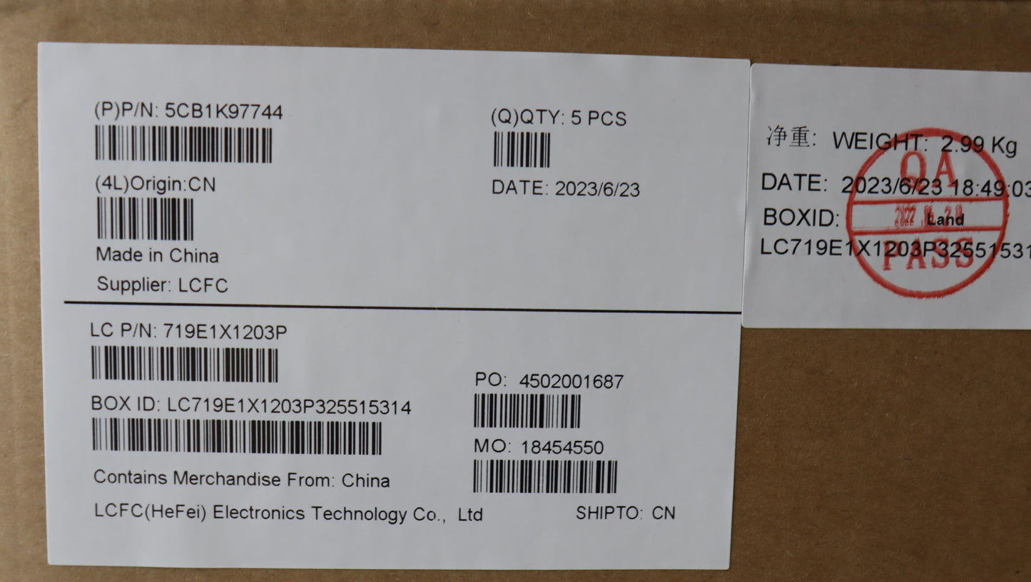Lenovo Cover Upper Case Assembly Hun - 5CB1K97744