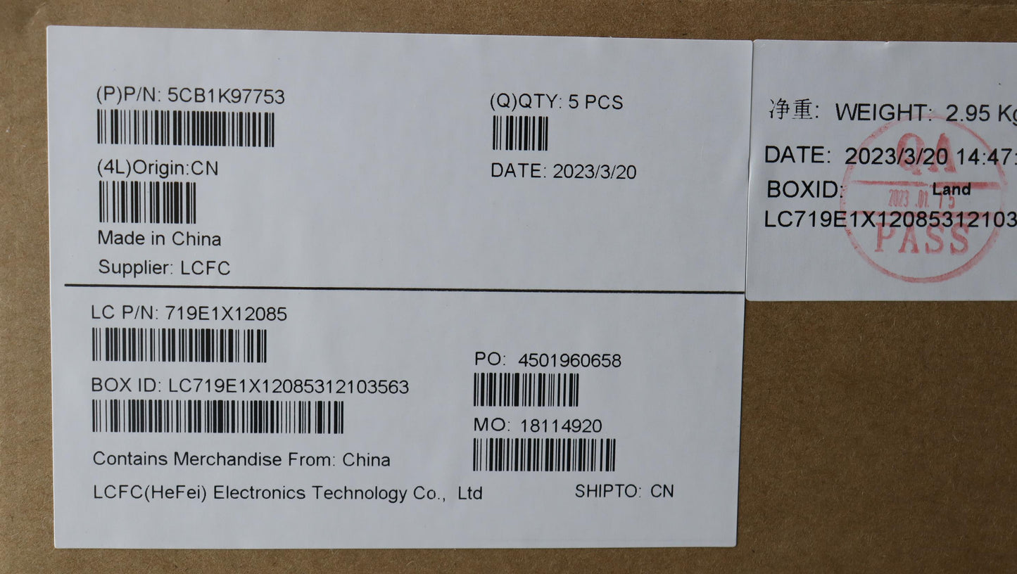 Lenovo Cover Upper Case Assembly Slv - 5CB1K97753