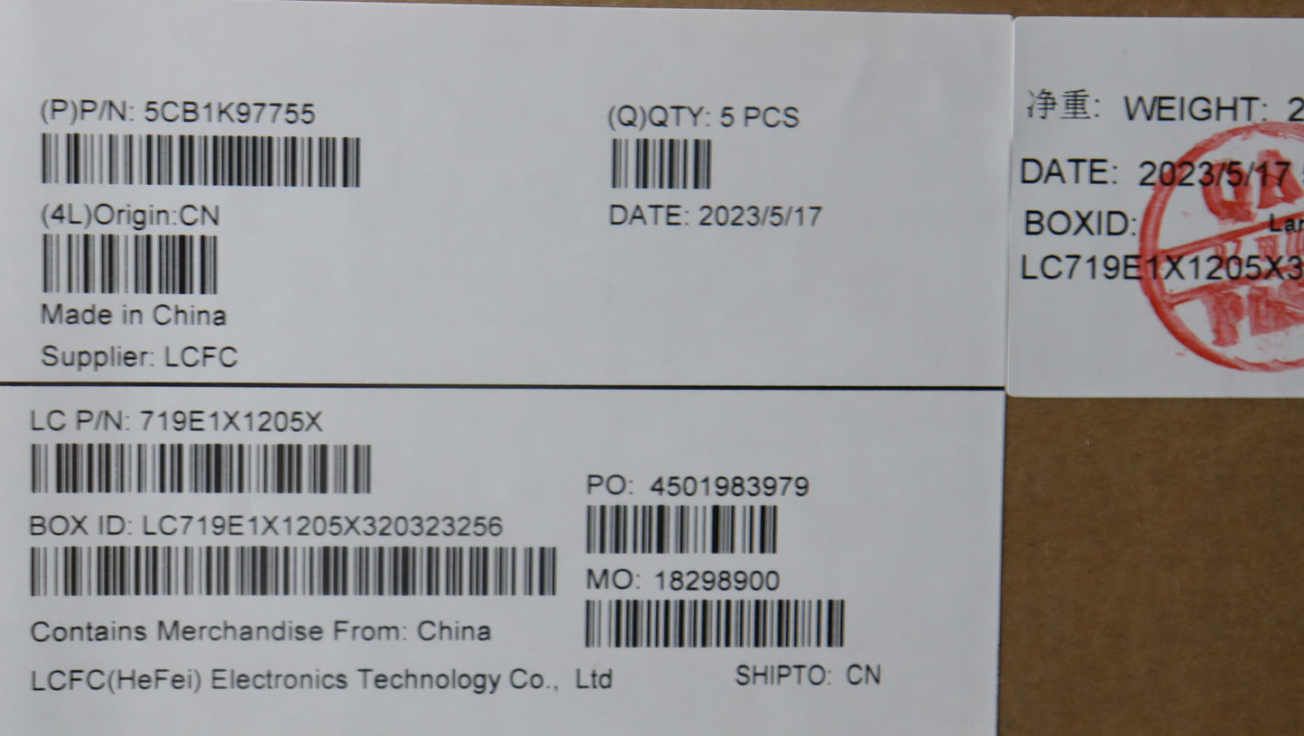 Lenovo Cover Upper Case Assembly Sws - 5CB1K97755