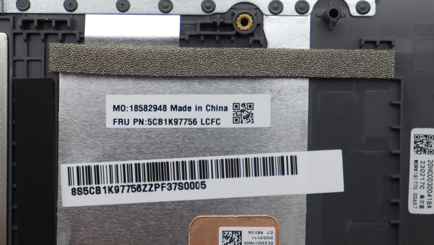 Lenovo Cover Upper Case Assembly Tc L - 5CB1K97756