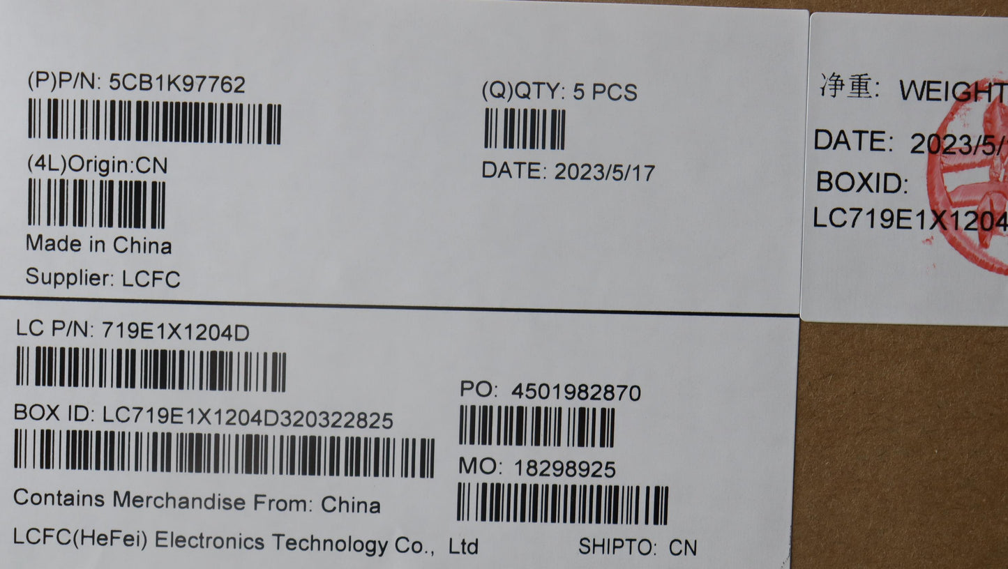 Lenovo Cover Upper Case Assembly Eng - 5CB1K97762