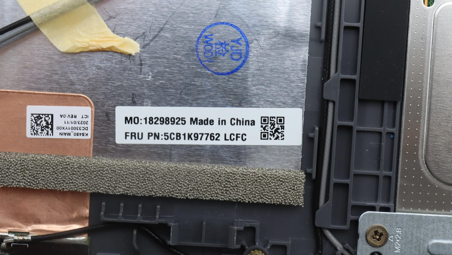Lenovo Cover Upper Case Assembly Eng - 5CB1K97762