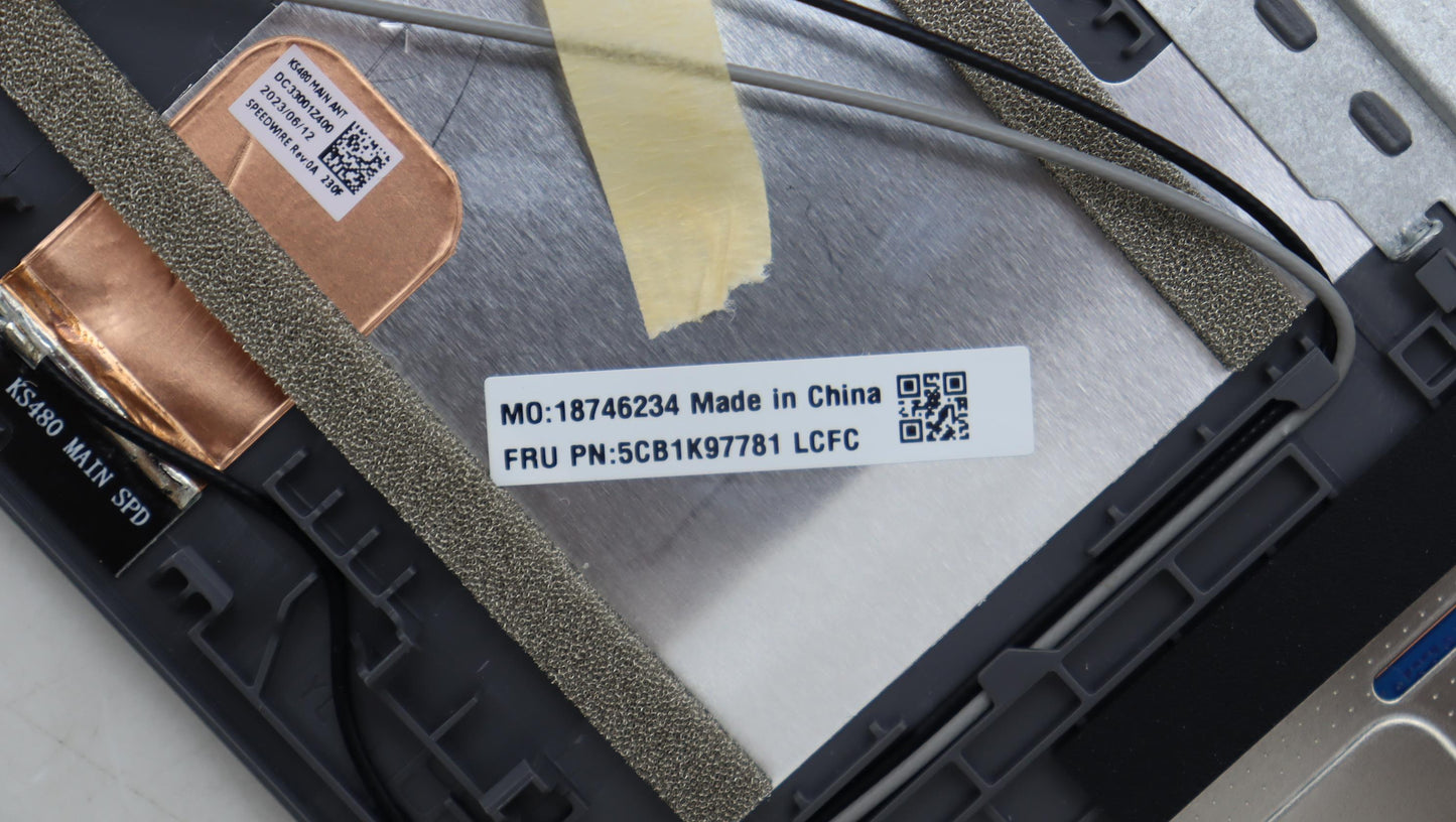 Lenovo Cover Upper Case Assembly Nord - 5CB1K97781