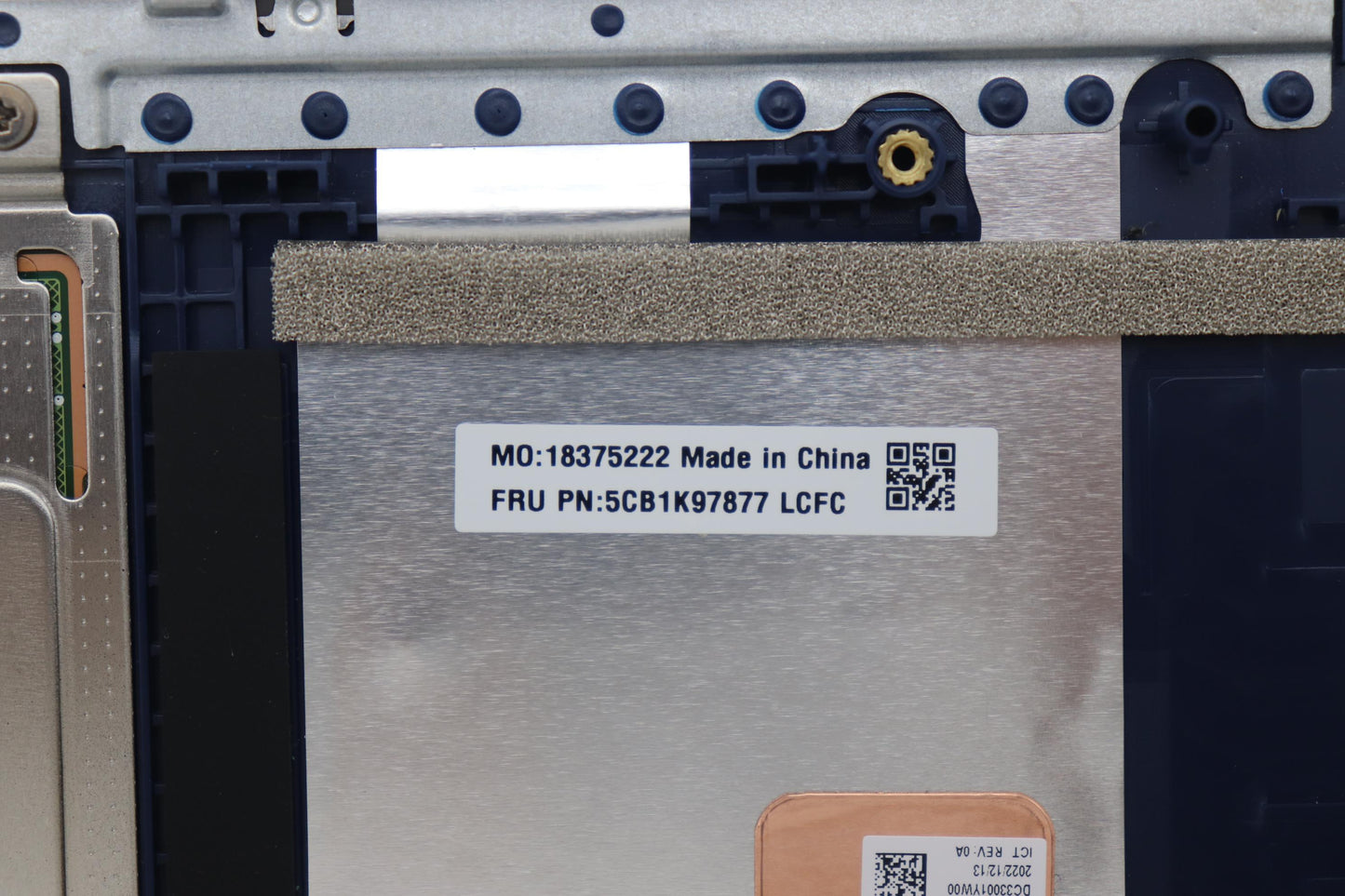 Lenovo Cover Upper Case Assembly Por - 5CB1K97877