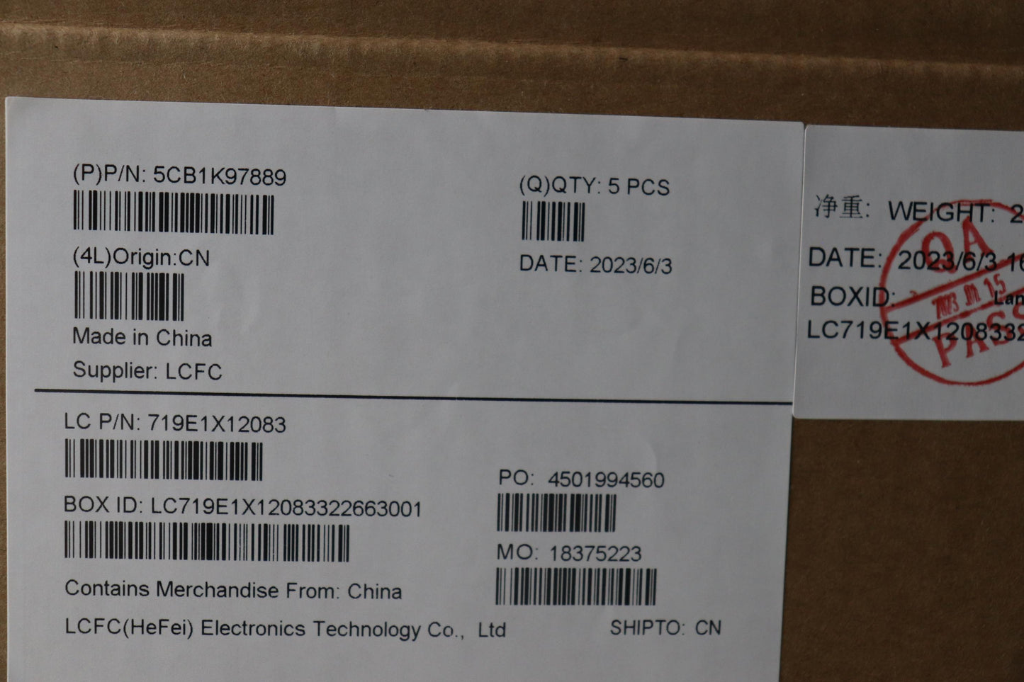 Lenovo Cover Upper Case Assembly Uke - 5CB1K97889
