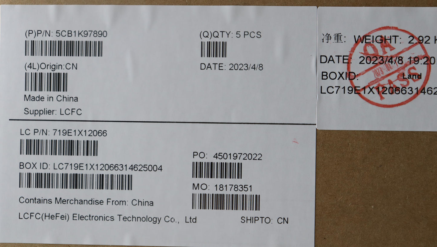 Lenovo Cover Upper Case Assembly Ita - 5CB1K97890