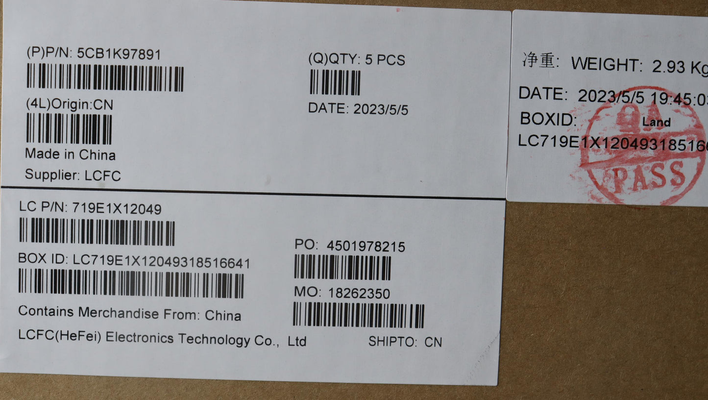 Lenovo Cover Upper Case Assembly Spa - 5CB1K97891