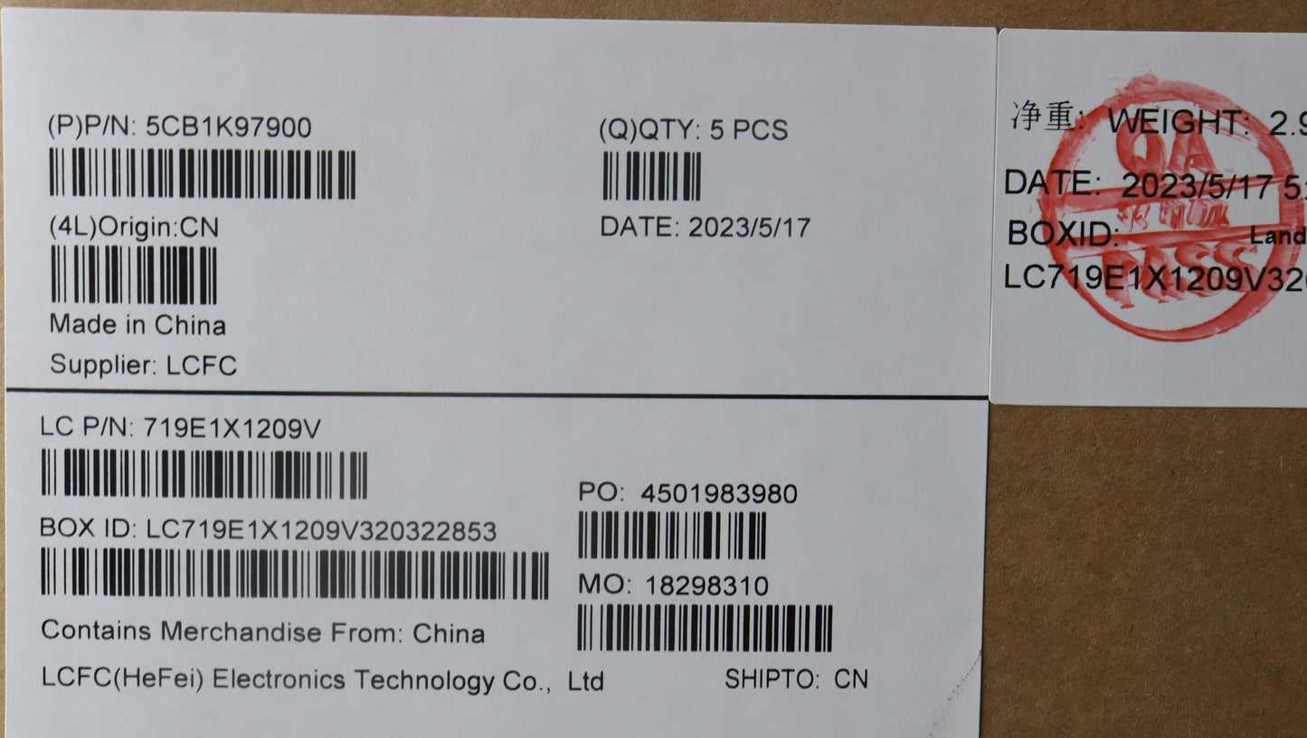 Lenovo Cover Upper Case Assembly Fra - 5CB1K97900