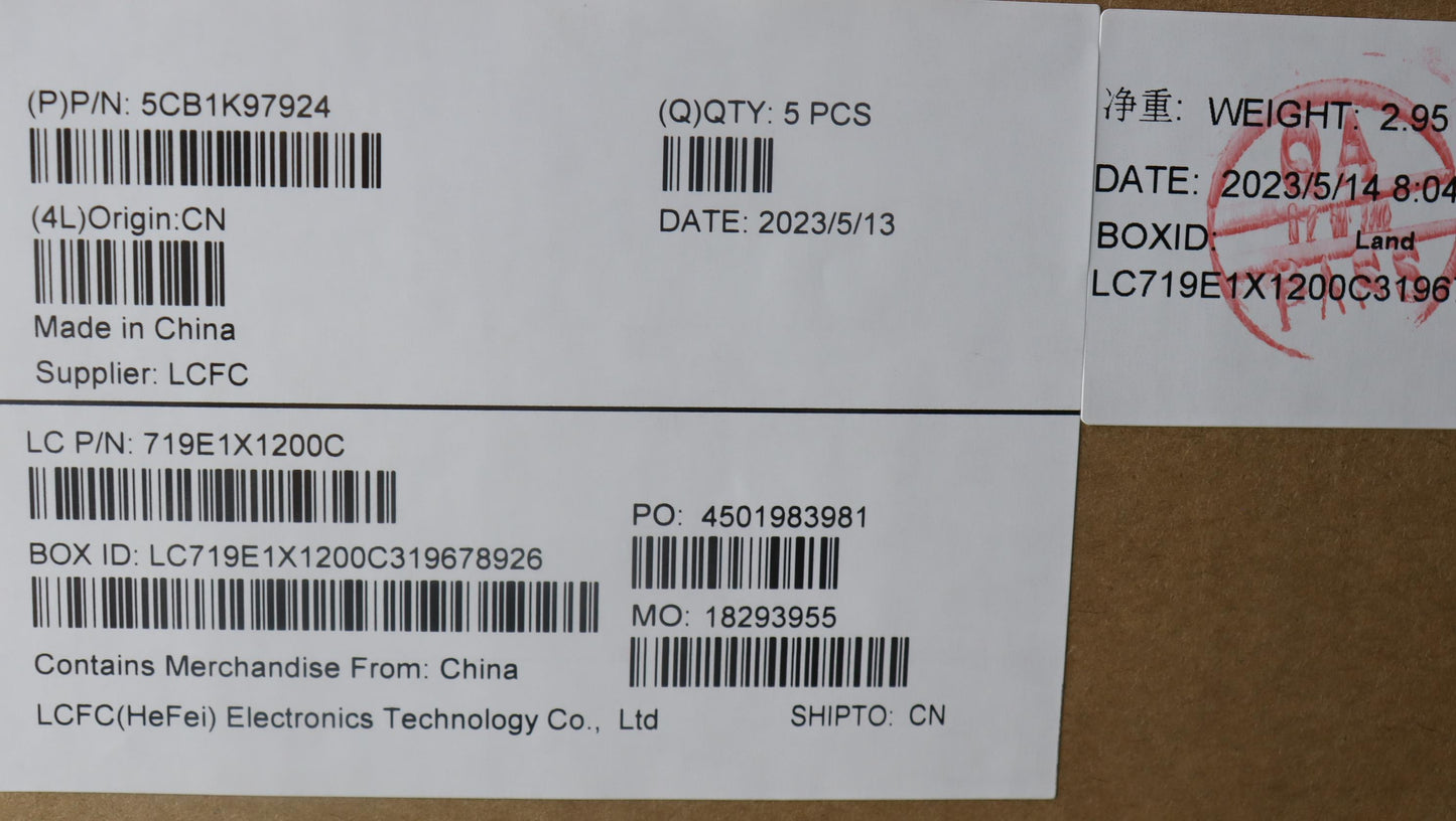 Lenovo Cover Upper Case Assembly Eng - 5CB1K97924