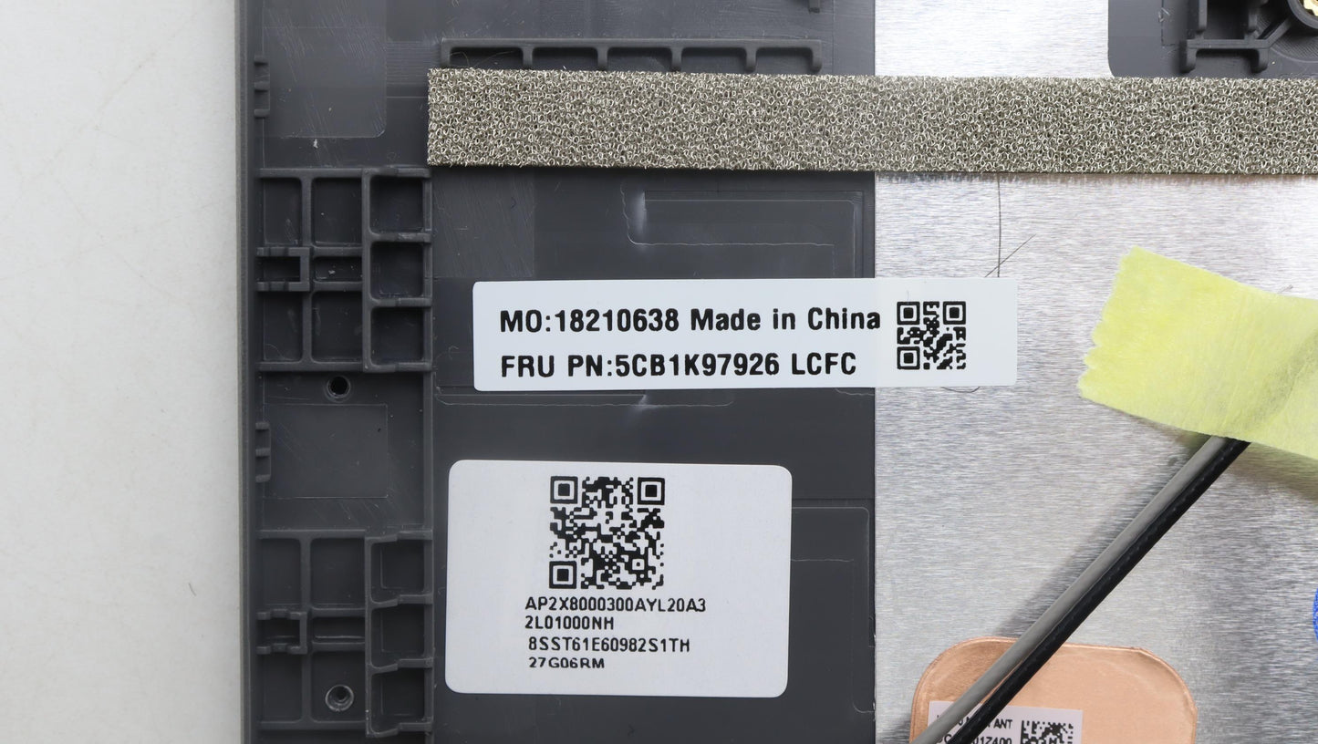 Lenovo Cover Upper Case Assembly Fra - 5CB1K97926