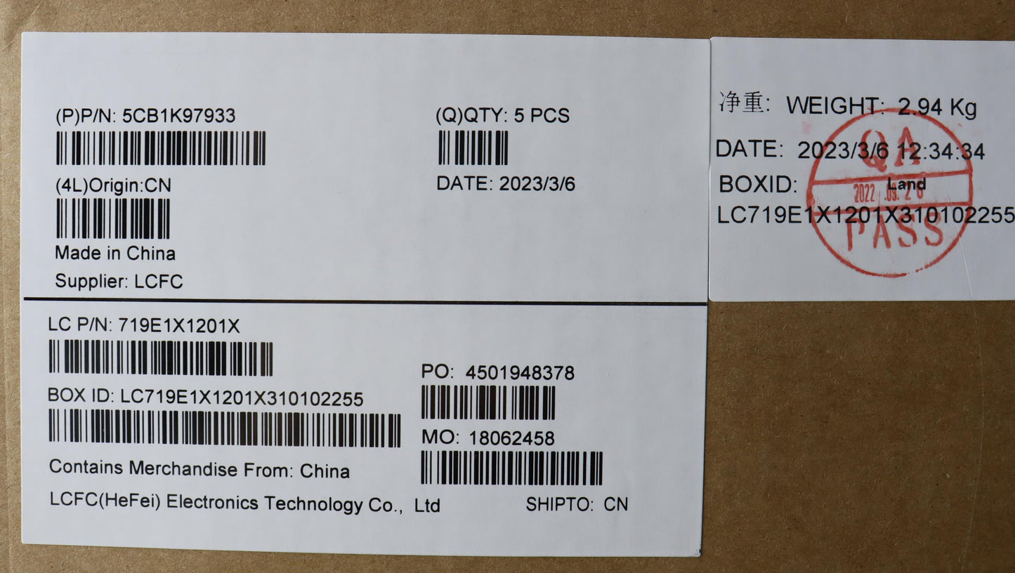Lenovo Cover Upper Case Assembly Hun - 5CB1K97933