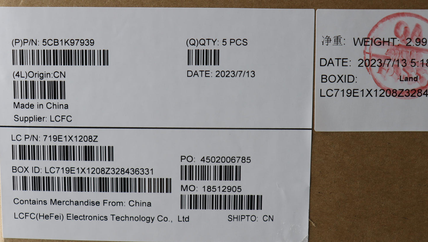 Lenovo Cover Upper Case Assembly Nord - 5CB1K97939