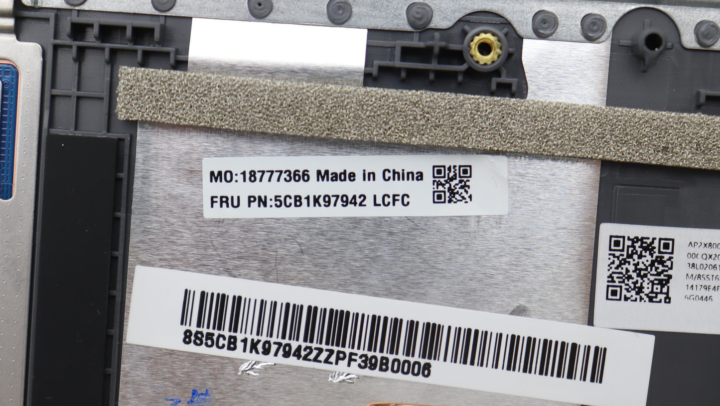 Lenovo Cover Upper Case Assembly Slv - 5CB1K97942