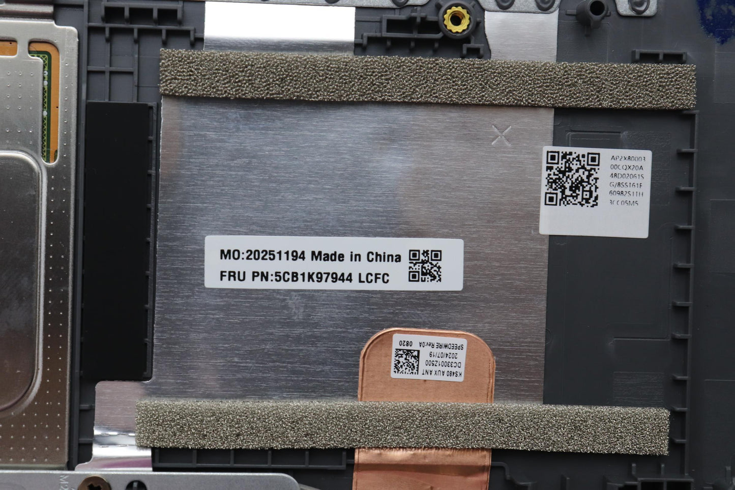 Lenovo Cover Upper Case Assembly Sws - 5CB1K97944