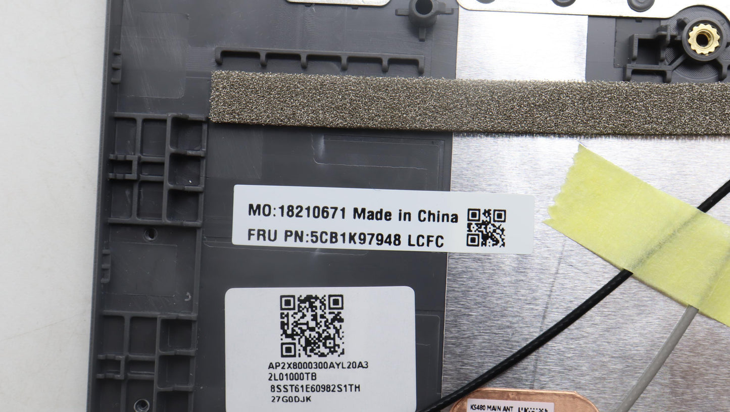 Lenovo Cover Upper Case Assembly Uke - 5CB1K97948
