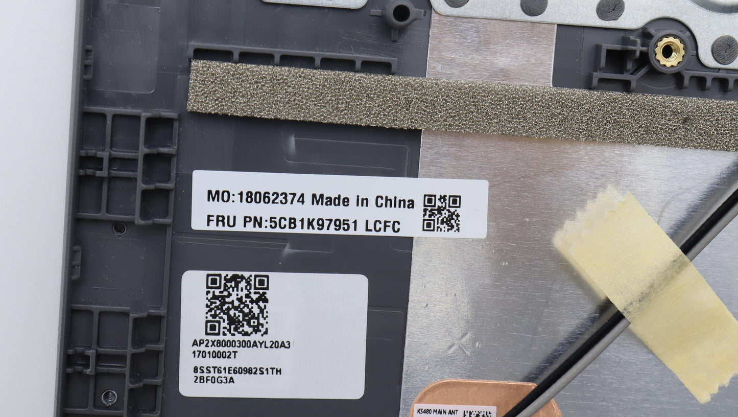 Lenovo Cover Upper Case Assembly Eng - 5CB1K97951