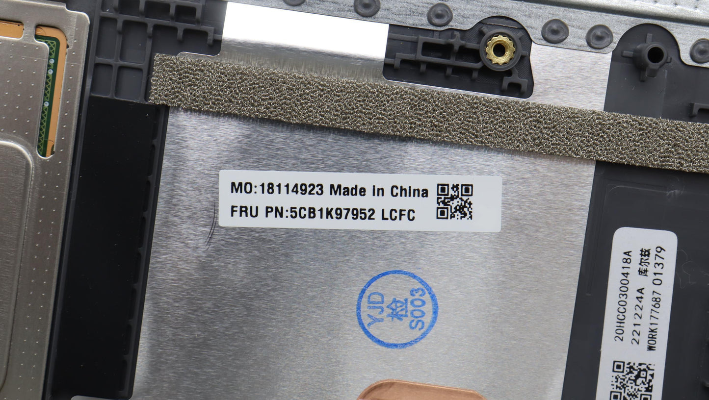 Lenovo Cover Upper Case Assembly Uke - 5CB1K97952