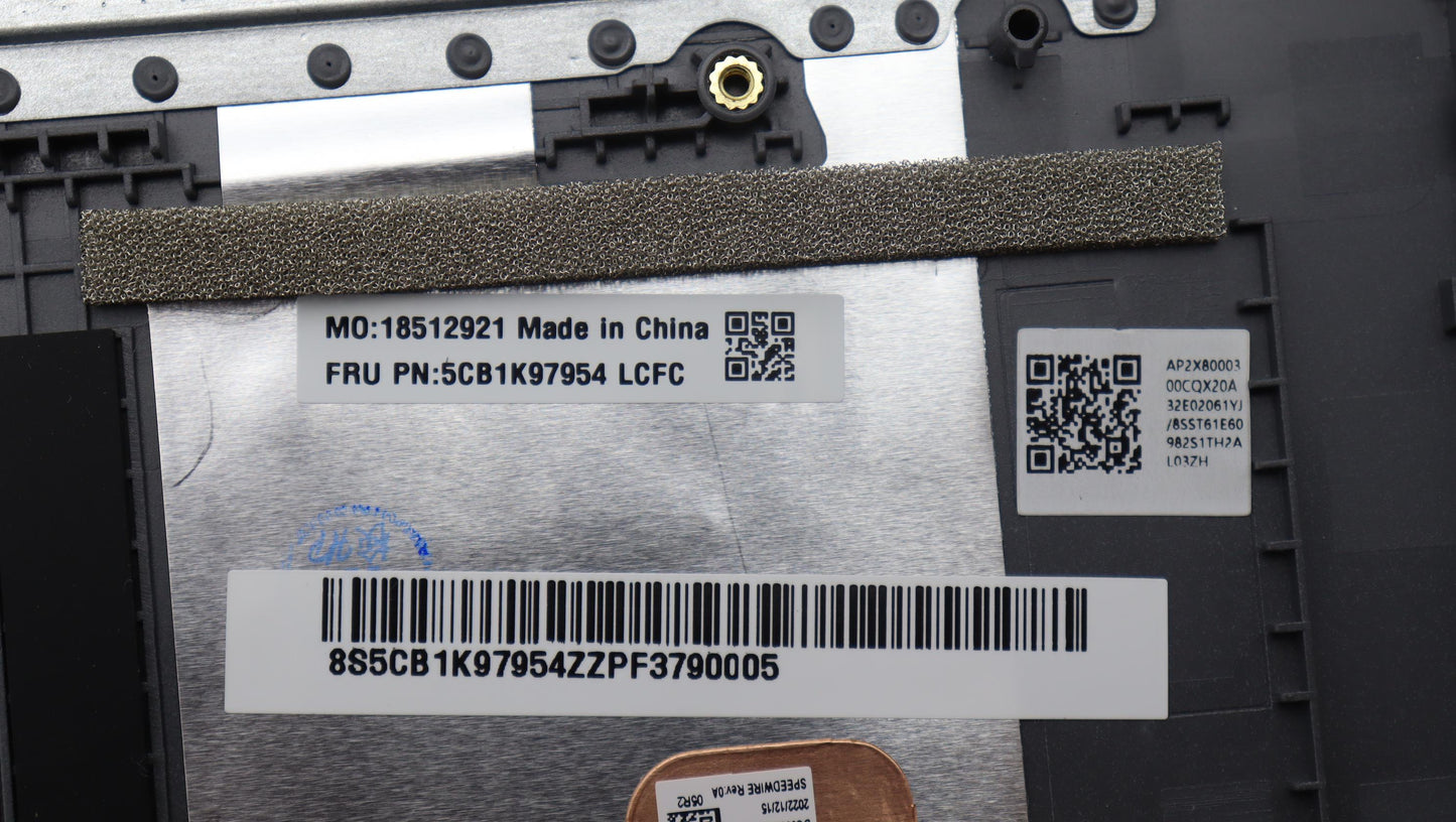 Lenovo Cover Upper Case Assembly Spa - 5CB1K97954