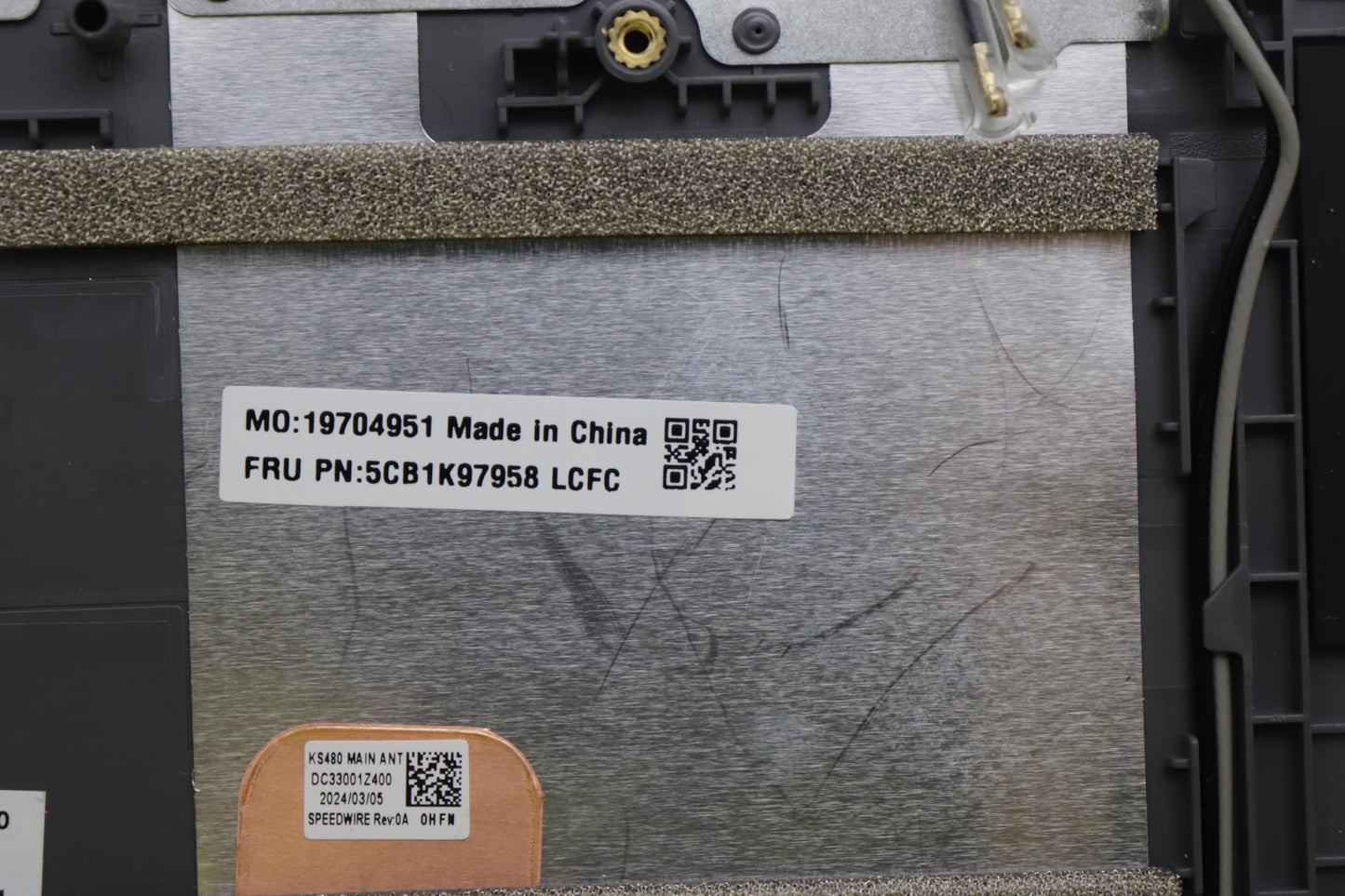 Lenovo Cover Upper Case Assembly La S - 5CB1K97958