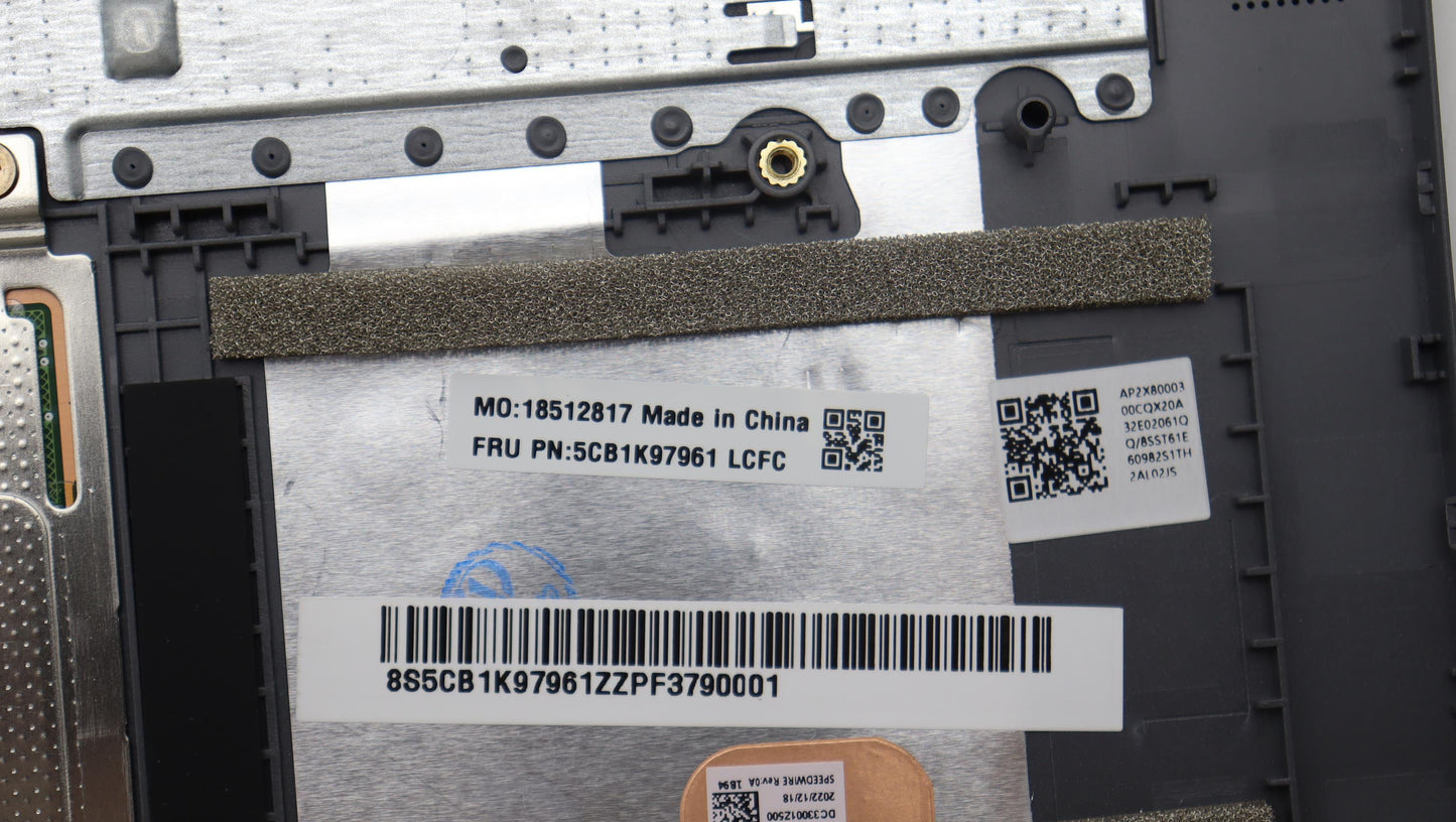 Lenovo Cover Upper Case Assembly Tc L - 5CB1K97961