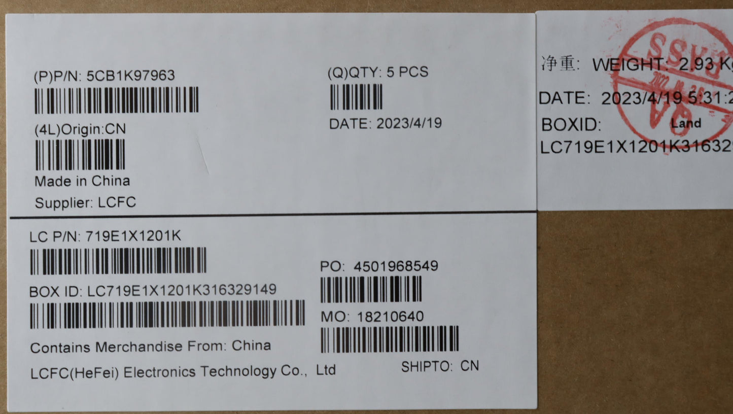 Lenovo Cover Upper Case Assembly Fra - 5CB1K97963