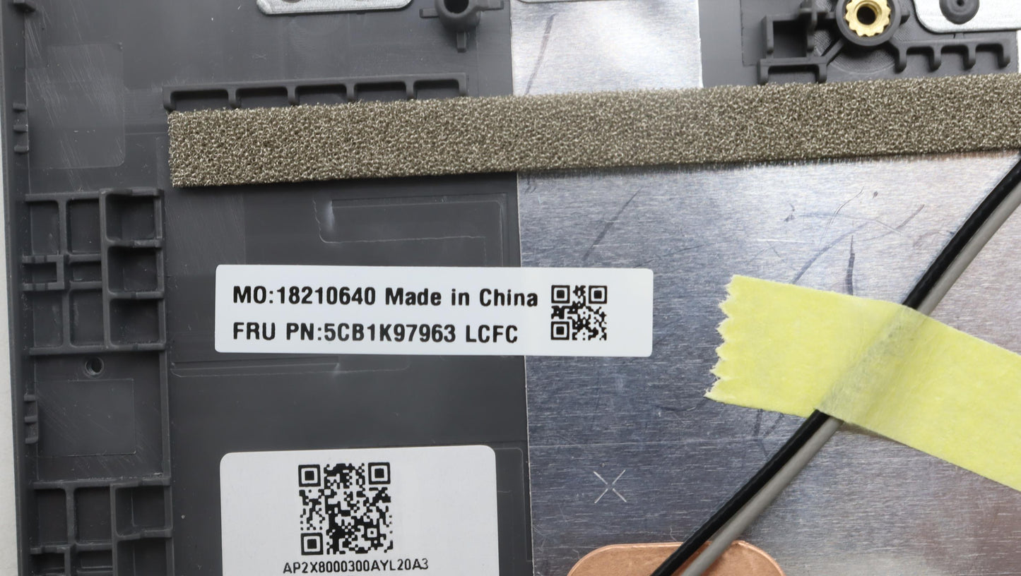 Lenovo Cover Upper Case Assembly Fra - 5CB1K97963