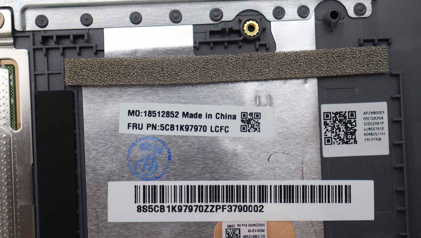 Lenovo Cover Upper Case Assembly Nord - 5CB1K97970