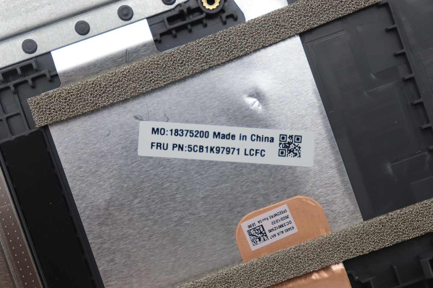 Lenovo Cover Upper Case Assembly Bel - 5CB1K97971