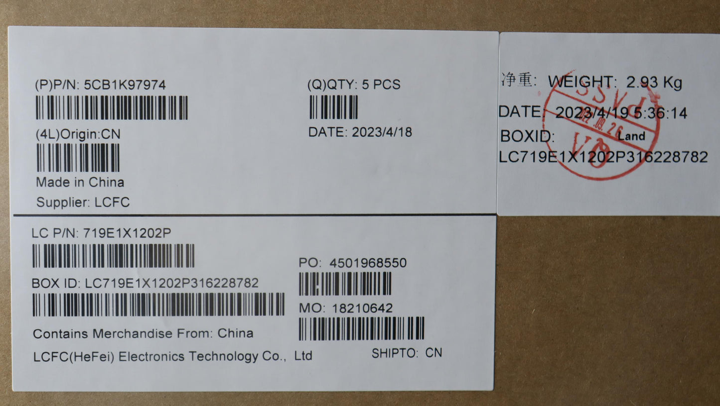 Lenovo Cover Upper Case Assembly Sws - 5CB1K97974