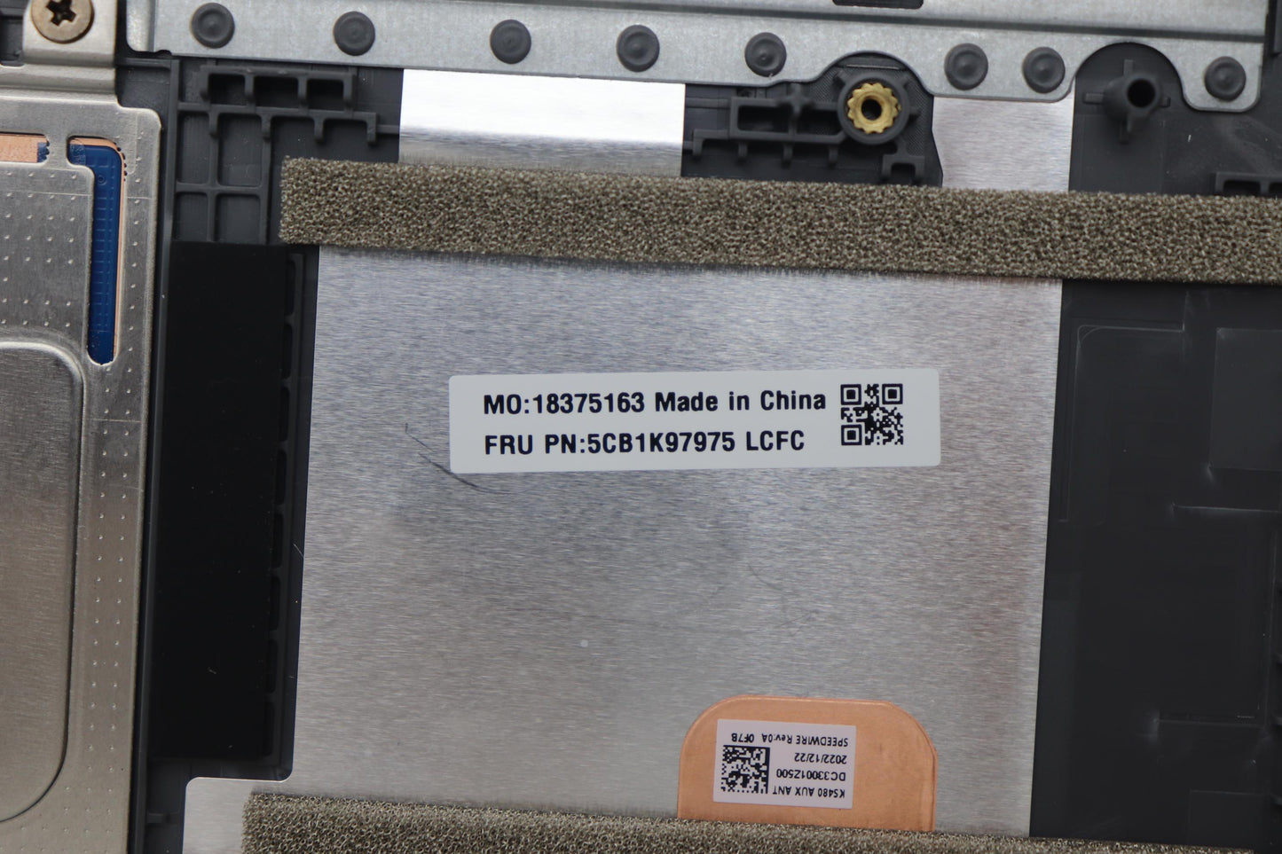 Lenovo Cover Upper Caseassembly Euroe - 5CB1K97975