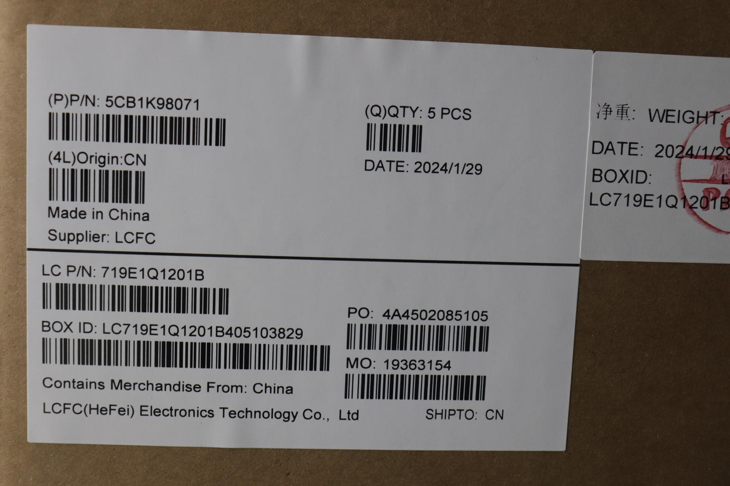 Lenovo Cover Upper Case Assembly Tc L - 5CB1K98071