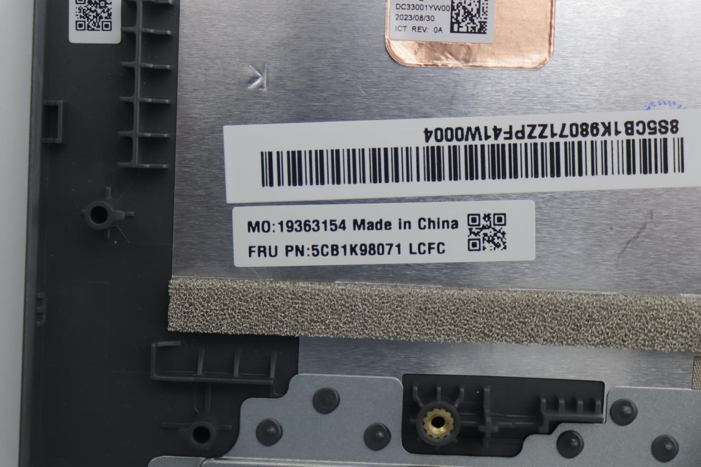 Lenovo Cover Upper Case Assembly Tc L - 5CB1K98071