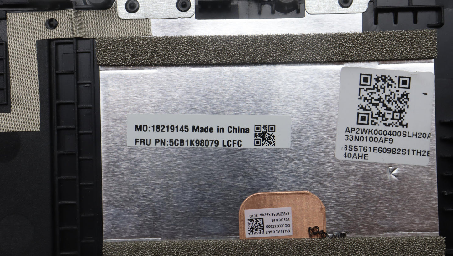 Lenovo Cover Upper Case Assembly Bel - 5CB1K98079