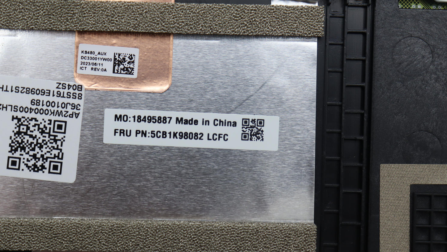 Lenovo Cover Upper Case Assembly Eng - 5CB1K98082