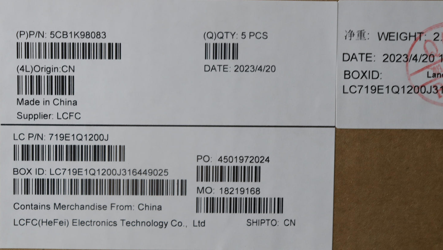 Lenovo Cover Upper Case Assembly Fra - 5CB1K98083