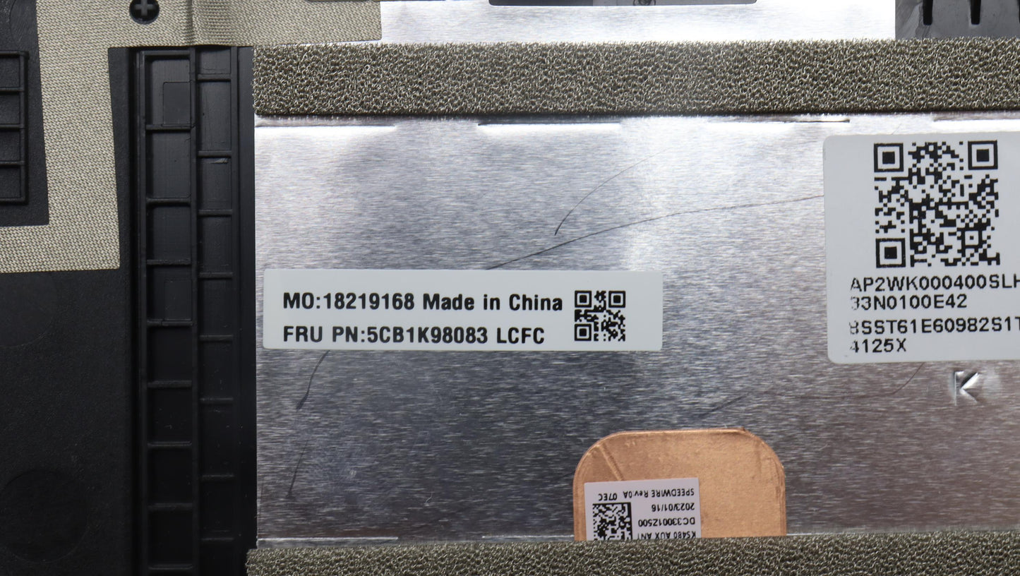 Lenovo Cover Upper Case Assembly Fra - 5CB1K98083