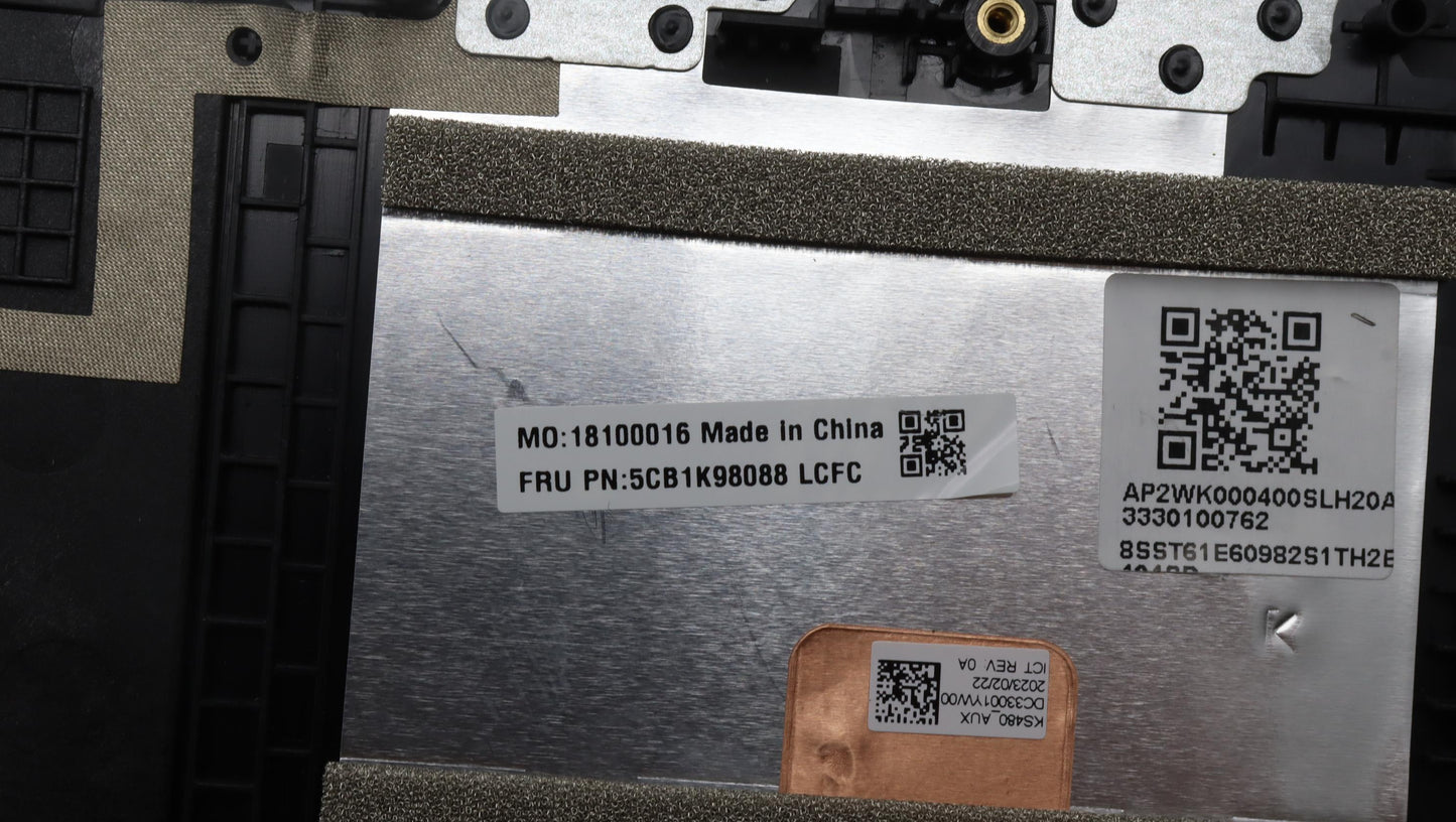 Lenovo Cover Upper Case Assembly Hbw - 5CB1K98088