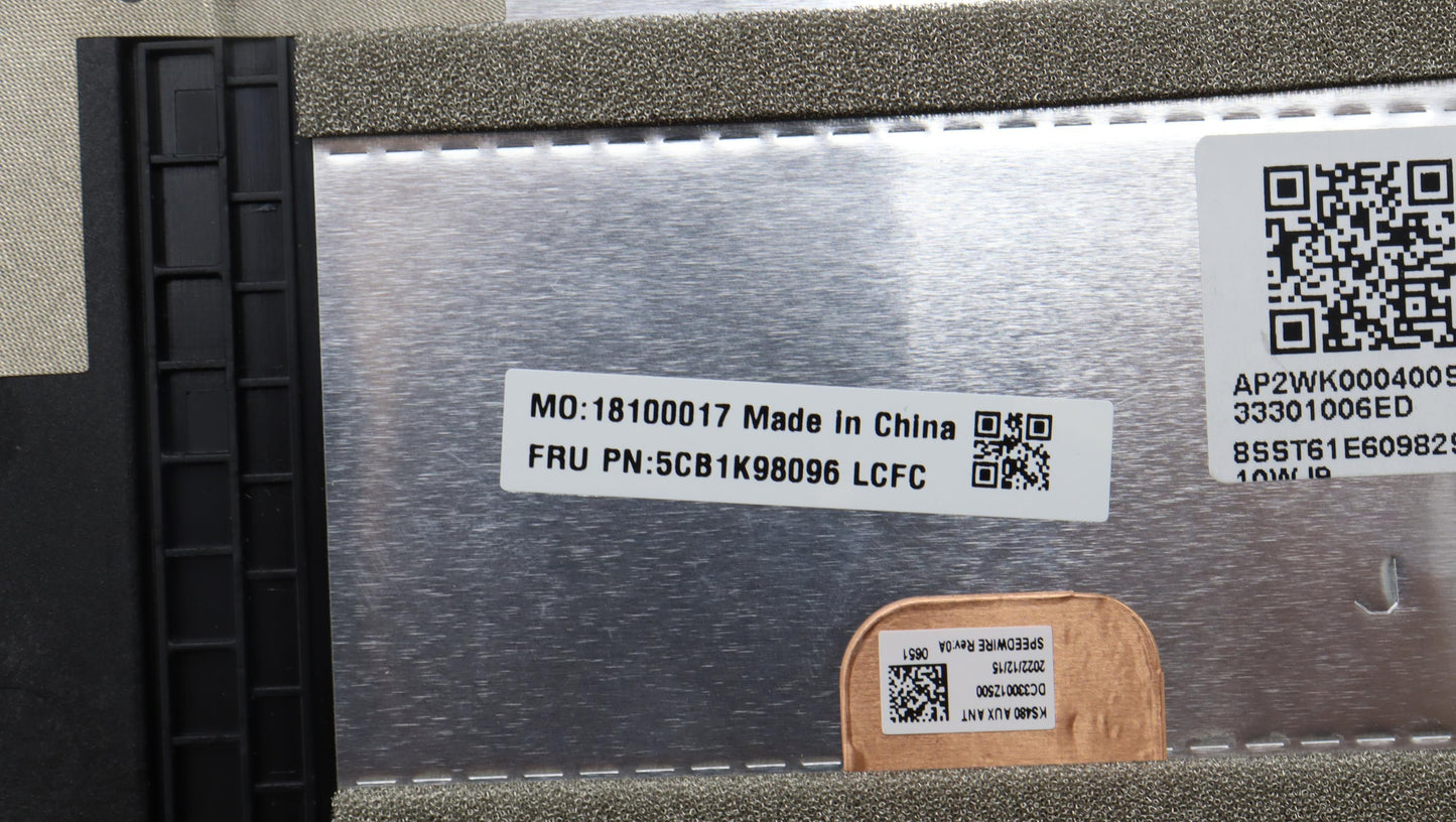 Lenovo Cover Upper Case Assembly Nord - 5CB1K98096