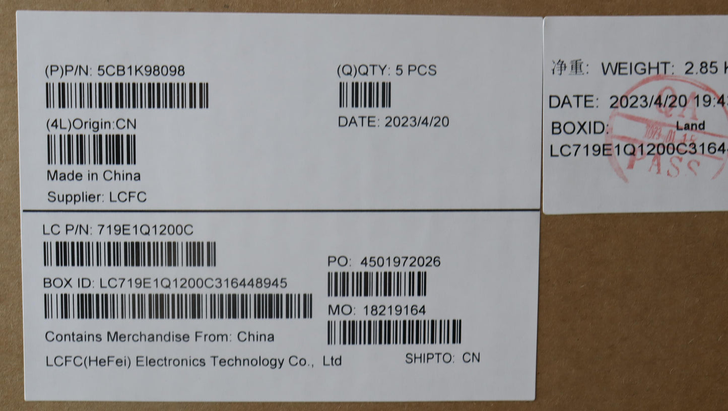 Lenovo Cover Upper Case Assembly Rus - 5CB1K98098