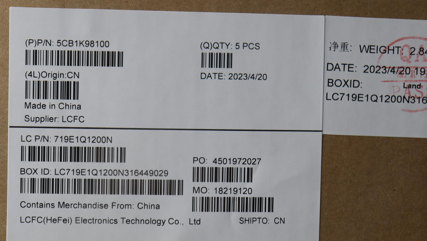 Lenovo Cover Upper Case Assembly Spa - 5CB1K98100
