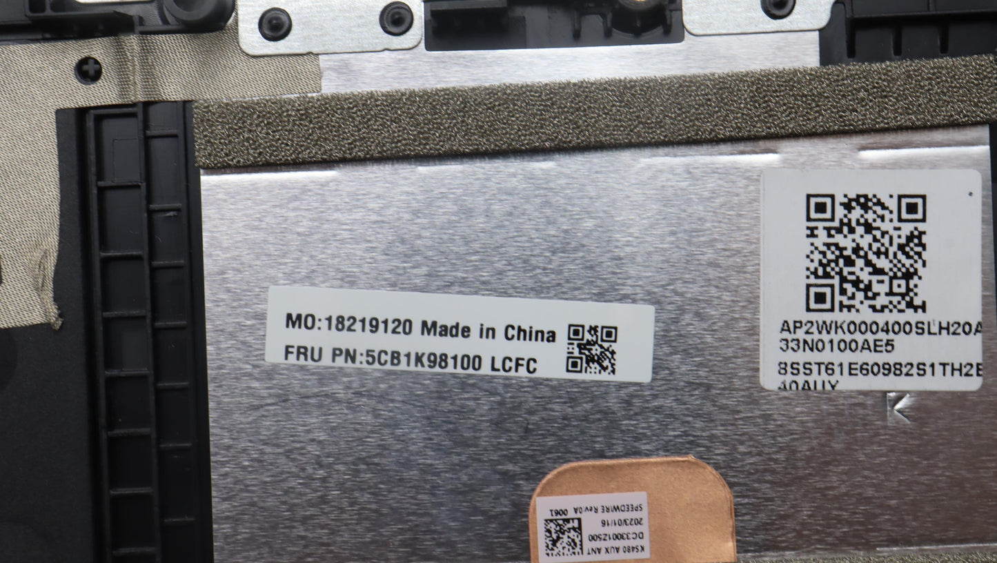 Lenovo Cover Upper Case Assembly Spa - 5CB1K98100