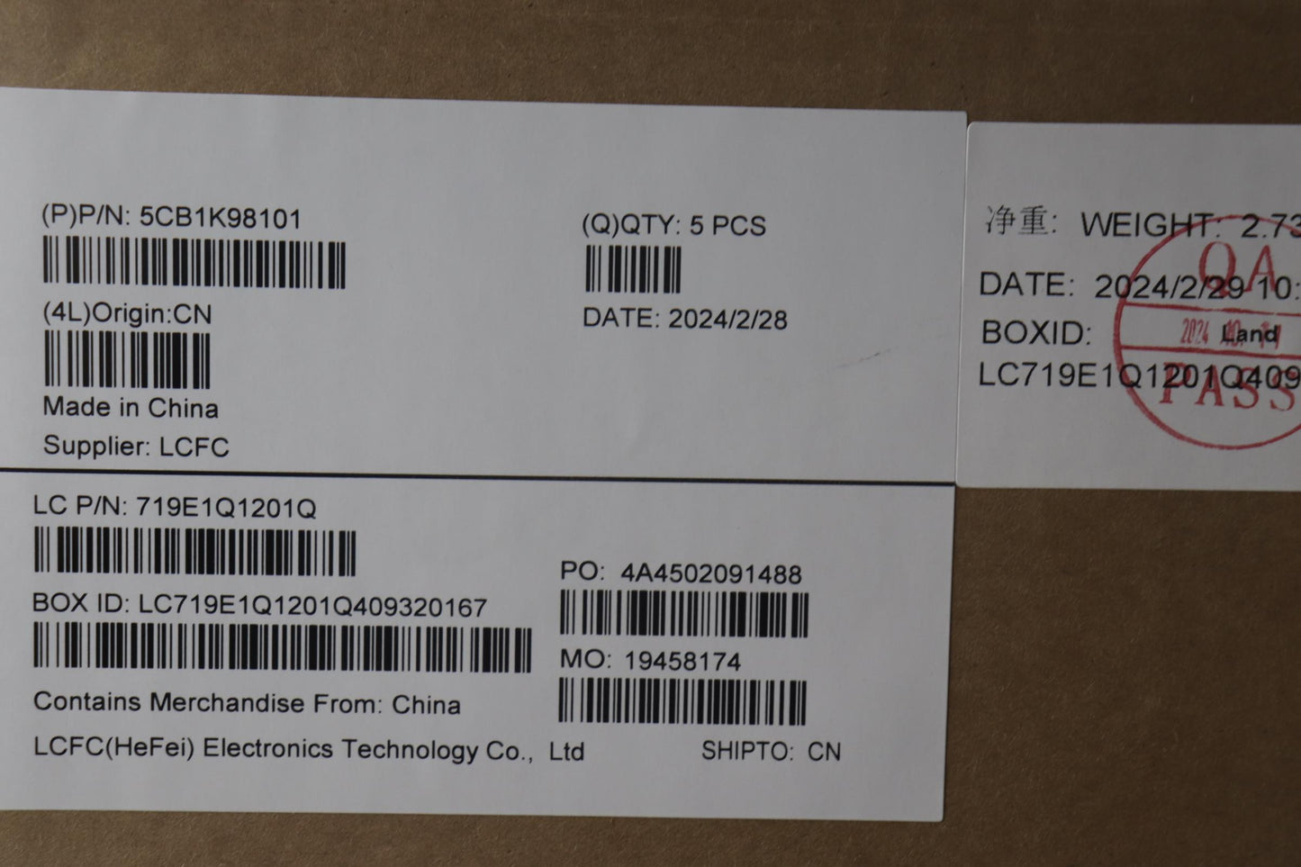 Lenovo Cover Upper Case Assembly Sws - 5CB1K98101