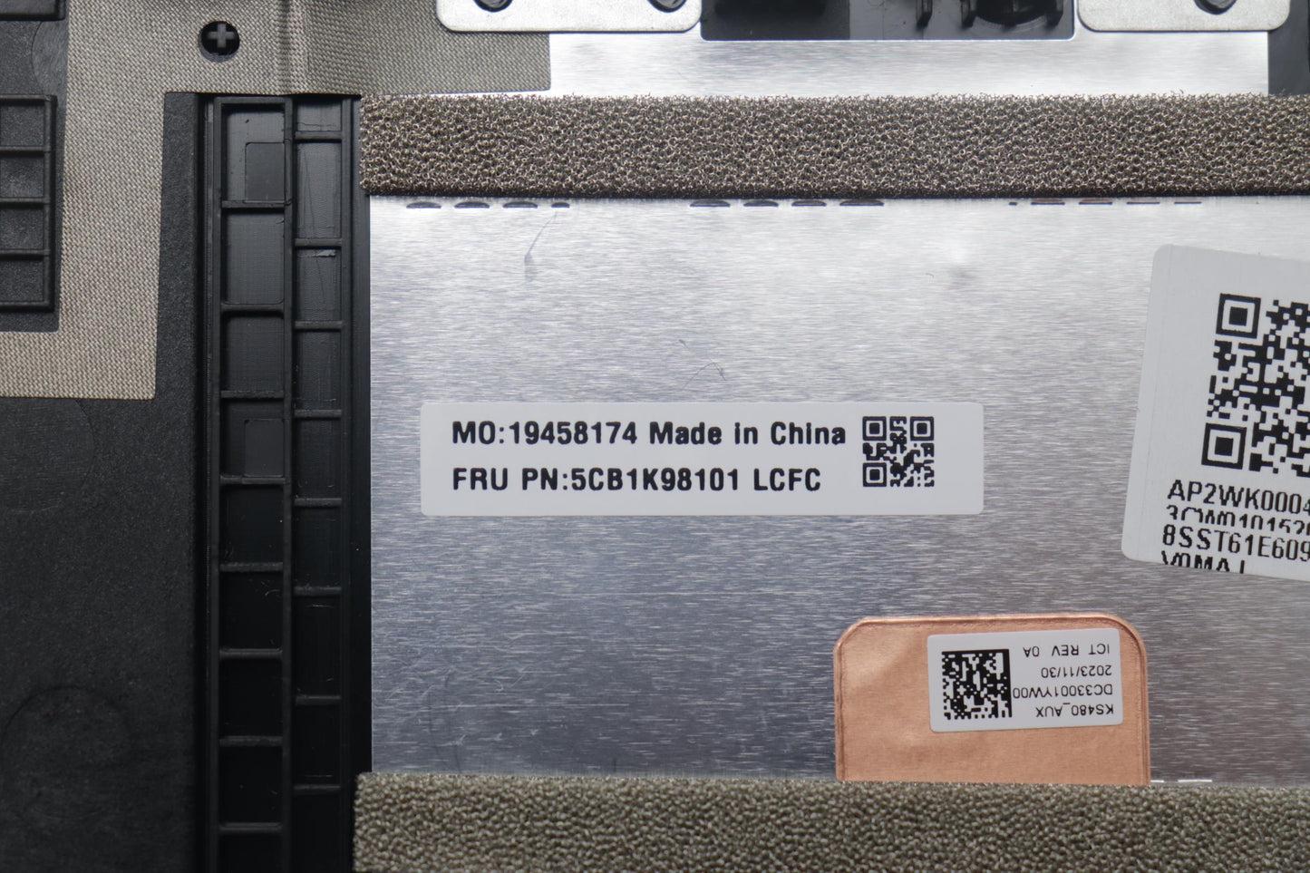 Lenovo Cover Upper Case Assembly Sws - 5CB1K98101