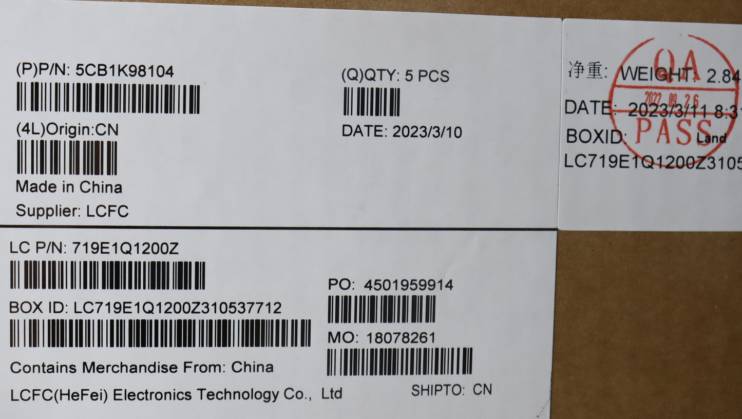 Lenovo Cover Upper Case Assembly Tur - 5CB1K98104