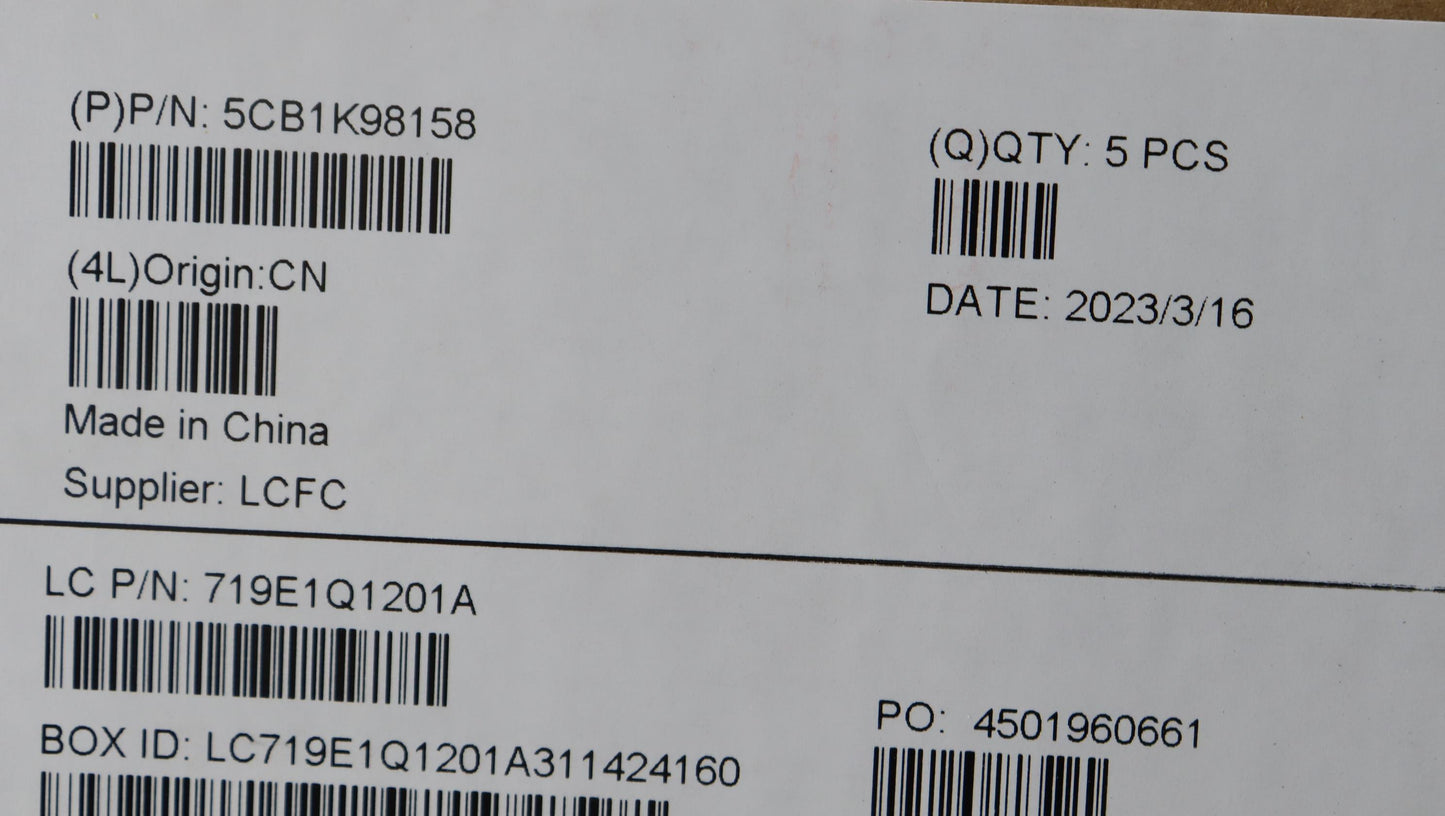 Lenovo Cover Upper Case Assembly Uke - 5CB1K98158
