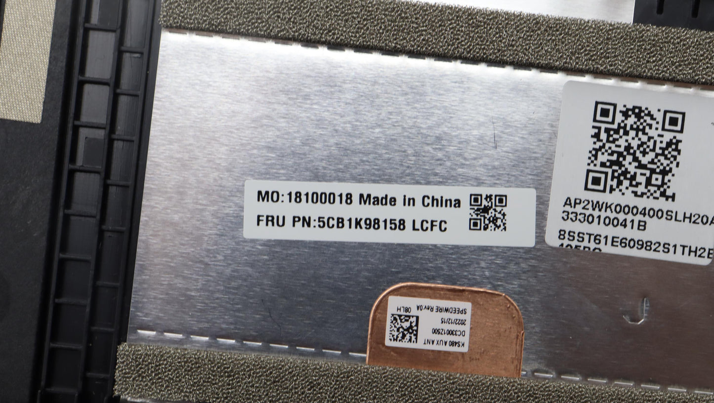 Lenovo Cover Upper Case Assembly Uke - 5CB1K98158