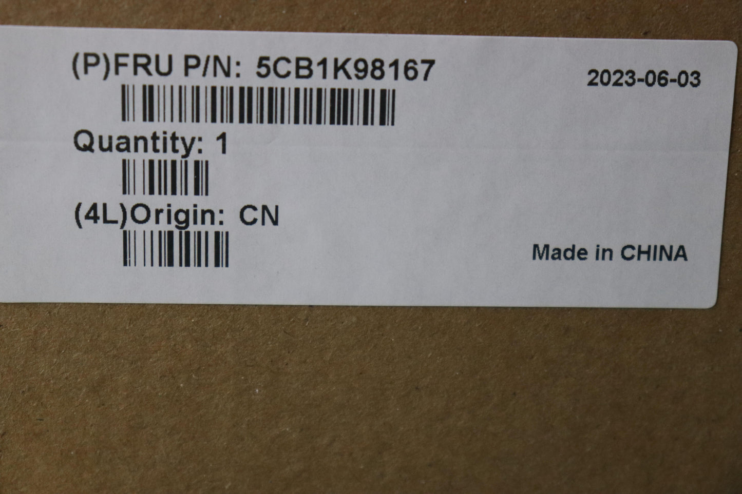 Lenovo Cover Upper Case Assembly Bel - 5CB1K98167