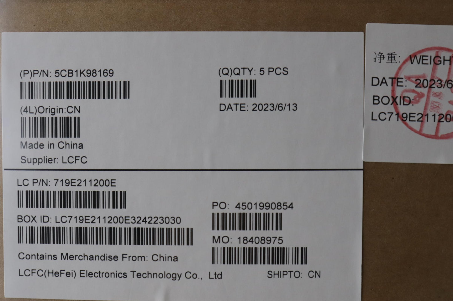 Lenovo Cover Upper Case Assembly Bul - 5CB1K98169